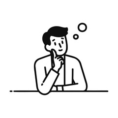 man with a question mark