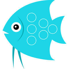 Fish Flat Illustration