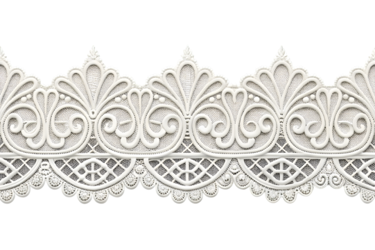 Elegant Decorative Lace Trim Embellishment for Crafts Design