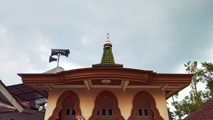 Temple Roof with Spire and Eaves