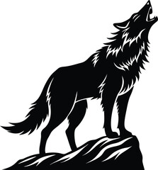 wolf head silhouette