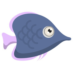 Fish Flat Illustration