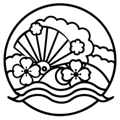 vector illustration of an abstract background