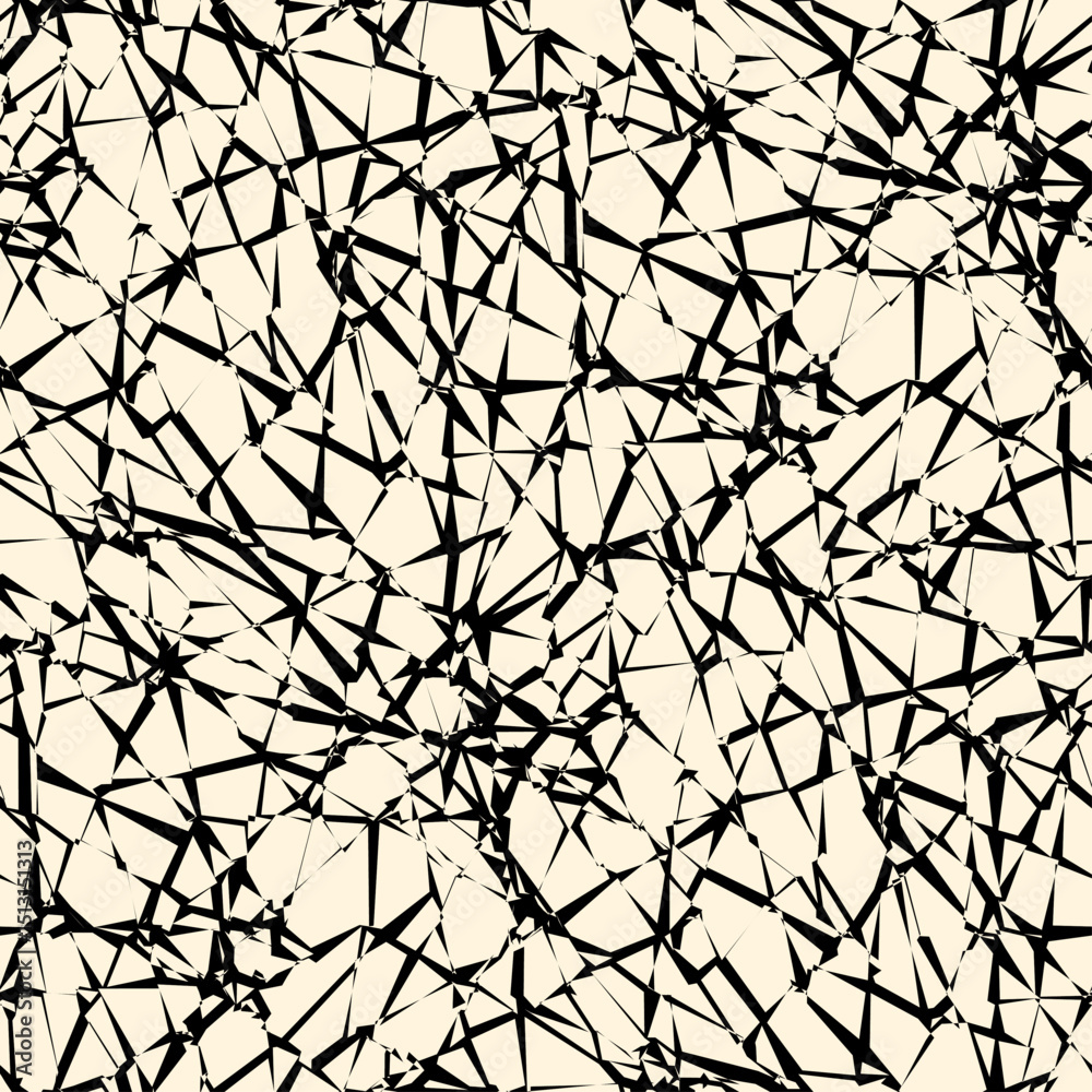 Poster abstract seamless line pattern. vector illustration. grunge black lines on light beige background