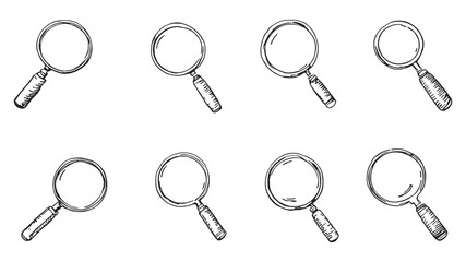 Simple Magnifying Glass Search Icon