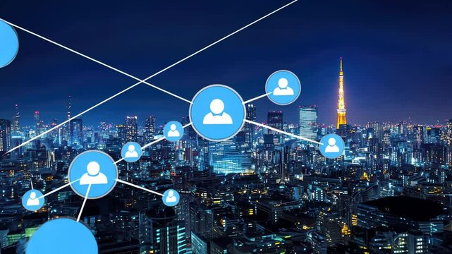 Tokyo Nightscape: A Connected Metropolis