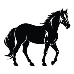 Obraz premium Horse on white background isolated vector