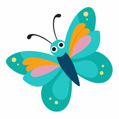 butterfly on a white background