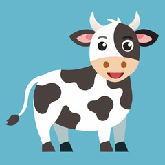 funny cow cartoon