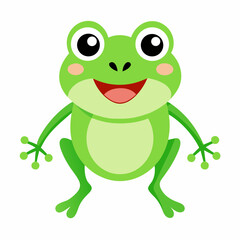 green frog cartoon