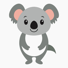 Fototapeta premium cartoon, animal, mouse, illustration, vector, baby, cute, bear, koala, art, love, funny, rat, character, toy, mammal, rodent, drawing, pet, fun, happy, teddy, isolated, smile, mice