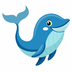 blue whale cartoon