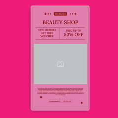 Skincare,Cosmetic, and Beauty Care Social Media Story Template