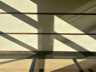 Afternoon light and white wall