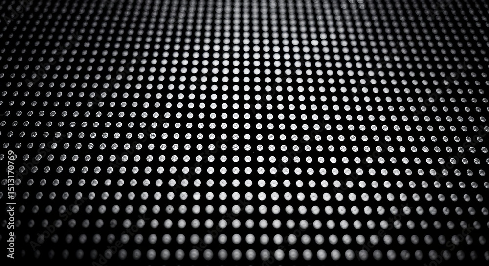 Poster a close up of a black background with many small dots