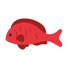 Fish Flat Illustration