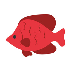 Fish Flat Illustration