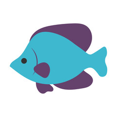 Fish Flat Illustration
