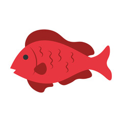 Fish Flat Illustration