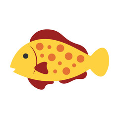 Fish Flat Illustration