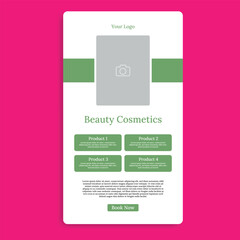 Skincare,Cosmetic, and Beauty Care Social Media Story Template