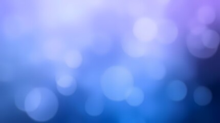 Abstract background featuring a gradient of blue and purple hues, with a blurred, bokeh effect creating soft, white circles