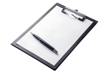 Blank Clipboard with Pen Ready for Notes, To-Do Lists, and Ideas