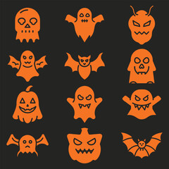 halloween pumpkin set