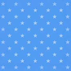 Patterned Blue Background Featuring White Stars in Repeating Design
