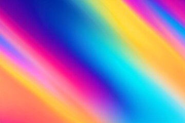Abstract blurred background with diagonal gradient of vibrant colors and light