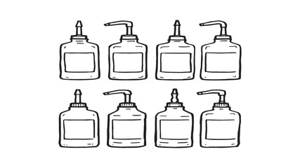 Asphalt Maintenance Pavement Crack Sealer Illustration  
