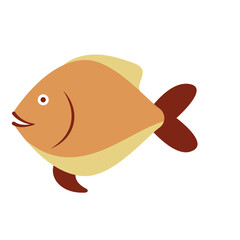 Illustration Fish Flat