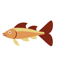 Illustration Fish Flat