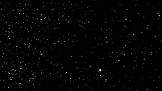 Realistic Floating Dust Particles Overlay. Full HD. 4K