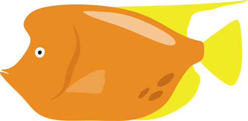 Fish Flat Illustration