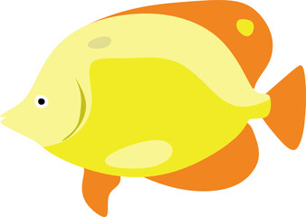 Fish Flat Illustration