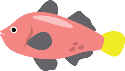 Fish Flat Illustration