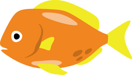 Fish Flat Illustration