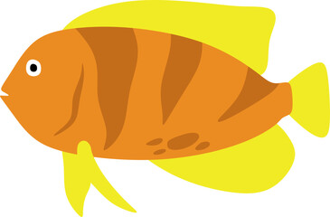 Fish Flat Illustration
