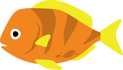 Fish Flat Illustration