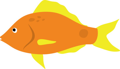 Fish Flat Illustration