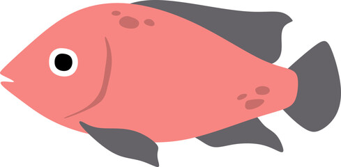 Fish Flat Illustration