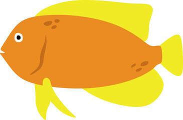 Fish Flat Illustration