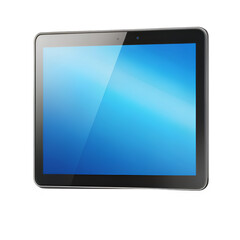 Tablet isolated on transparent background