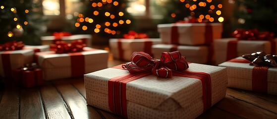 Christmas gifts under the tree
