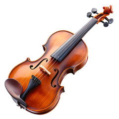 Violin isolated on transparent background 