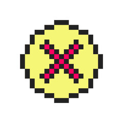 cross pixel art for your needs