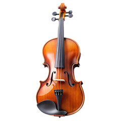 Fototapeta premium Violin isolated on transparent background 