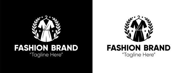 Naklejka premium Sleek and Modern Fashion Brand Logos for Your Business 