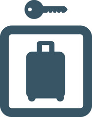 コインロッカー マーク 案内図用記号